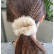 리얼 밍크 헤어 곱창 머리끈 곱창밴드 휘메일 원더플리츠