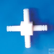 PTFE 테프론 십자형 연결관 C20-450-455 016.1112.5.2, 7) PTFE 4-way Connector id5mm od11mm