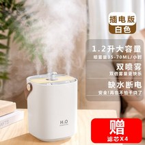 가정용 가습기 원룸 촉촉 무선 자연식 초음파식 가열식 복합식 USB 에어워셔, 01 [백색 플러그인 모델] 물 부