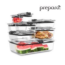 프리파라 트라이탄 밀폐용기 세트, 프리파라 래치락 8P세트