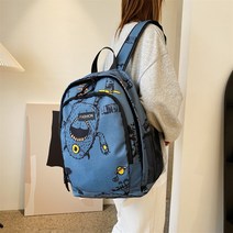 일본 하라주쿠 툴링 홍콩 스타일 대용량 커플 배낭