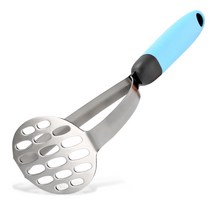 스테인레스 스틸 웨이브 모양 감자 사수 커터 도구 주방 과일 콩 비 푸드 으깬 감자 푸셔 Mashing Maker Ricer, 프랑스_2
