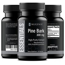 Nugenix Essentials Pine Bark 뉴제닉스 이센셜 파인 바크 소나무 껍질 300mg 30캡슐