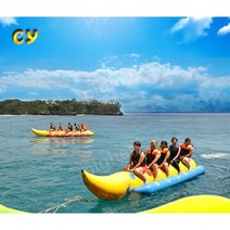 플라잉보트 바나나보트 홍천 수상스키 해수욕장 대형튜브, 진저더블로우12인용바나나보트