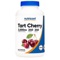 Nutricost 뉴트리코스트 타트 체리 추출물 3000mg 240캡슐