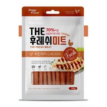 두뇌발달 강아지 육포 저염 져키 닭 7개 펫아토피간식