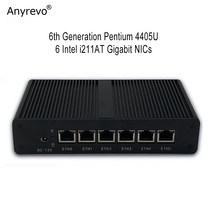 미니PC 컴퓨터 초미니 초소형 산업용 피씨 6 세대 펜티엄 4405U Pfsense 라우터 서버 6x1000M Lan 인텔 I211 Windows10 리눅스 HD VGA 듀얼 디스, [02] OPNsense, [02] AU, [04] Barebone(NO RAM SSD)