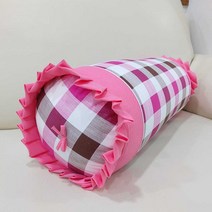 쭈앙 롤롤 캔디베개커버 둥근베개 원통베개커버 순면 누빔 안감