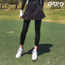 바로골프 여성 골프 치마 레깅스 스판 치마바지 기능성 스커트 치랭스 주름치마 연습복