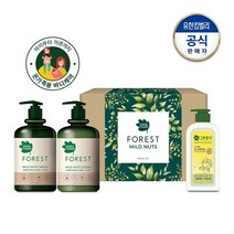 그린핑거 포레스트 마일드 너츠 세트(로션500ml+워시500ml+손소독제겔350ml), 단품, 단품