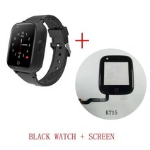 K15 4G LTE 아이 스마트 워치 소년 방수 카메라 전화 비디오 SOS GPS 추적 안티 분실 시계, 15 Black and Screen