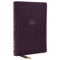 (영문도서) KJV Holy Bible Center-Column Reference Bible Leathersoft Purple 73 000+ Cross References ... Imitation Leather, Thomas Nelson, English, 9781400331215