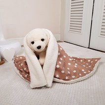 8 DECO 강아지담요 강아지이불 강아지한테뺏긴담요, 뺏요 카라멜버블