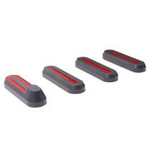 전동 스쿠터 킥보드 부품 악세사리4pcs 프로 앞 뒤 휠 타이어 커버 보호 쉘 반사 샤오미 Mijia M365 전기, 06 파란