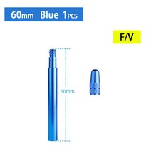 도로 자전거 위한 다채로운 관 Presta 벨브 연장 증량제 50/60mm, 11 60mm Blue  1pcs