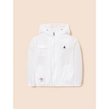 빈폴키즈 한줌 바람막이 점퍼 화이트 (BI3339U021)