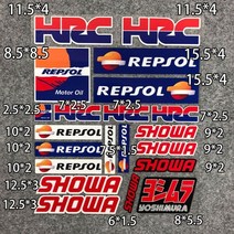 오토바이 스티커 튜닝 3D 스쿠터 용품 액세서리 모음 혼다 HRC CBR CBR1000RR CBR650F CBR600RR CBR500R CBR300R CBR250R 용 반사, 아미 그린