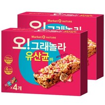 마켓오 오그래놀라 유산균바 4p(140g) x 2볼, 2개, 140g