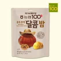 맛밤 50g/달콤맛밤/공주부여 원산지 농협식품에서만든 국산100, 달콤밤20개