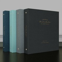 리코즈 모던바인더 앨범 대용량 사진 접착식 포켓식 초음파, 선택:모던스카이-접착흑지
