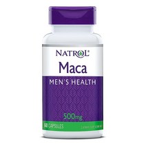 Natrol 나트롤 마카 500mg 60정 캡슐, 1개, 60개