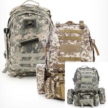 군용배낭 해병대가방 백패킹배낭 카모 멀티형