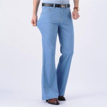 남자 나성 복고패션 큰 빅나팔바지 루즈핏 데님청바지 패션유행 뉴트로