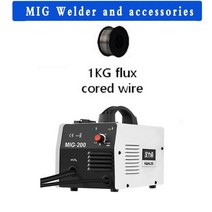 전기용접기미그 용접기 없음 가스 5000W 200A 플럭스 코어 와이어 인버터 용 소형 반자동, CHINA, UK plug