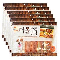 메가펫 더올바른 강아지간식 300g x6개, 6개, 오리라이스져키