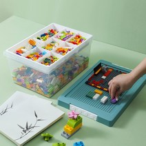 21세기트랜드 다용도 레고 블록 장난감 리빙박스 토이박스 1P, 다용도레고장난감박스1P-큰모듈 흰색, 1개