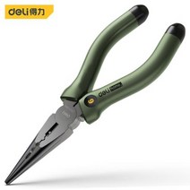 델리 12Pcs 높은 탄소강 소재 소프트 핸들 가정용 세트 목공 휴대용 측정 테이프해머 Multitool 핸드 툴, 6-inch-Green