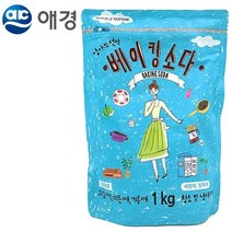 애경 베이킹소다 과일세척 탄산수소나트륨 1KG 기름때제거