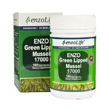 엔조라이프 뉴질랜드 초록잎홍합 EnzoLife Green Lipped Mussel 17000 180정, 1통