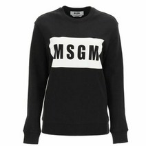MSGM 명품엠에스지엠 박스 로고 크루넥 코튼 스웨트셔츠 2000MDM523 200001 99