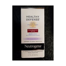 Neutrogena 뉴트로지나 헬시 디펜스 자외선 차단제 함유 데일리 모이스처라이저 브로드 스펙트럼