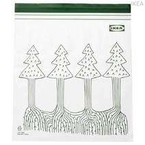 이스타드 지퍼백 그린 2.5L 25개입 이케아 식품용기 주방잡화