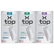 남성용 요실금패드 남성요실금파우치 엑스탑(X-TOP) USA, 레벨 3 (150cc 대용량) 1팩 9개