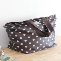 온천 워터파크 여성 땡땡이 벨크로 토드백 가방코디