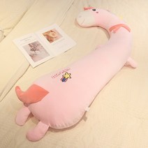 안녕 나는 귀여운 애착인형 아이스 롱슬립 쿠션 집게 전용 어른 남자 옆잠 이 탈부착 가능, 04 파우더 유 친화적인 스판