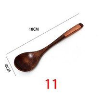 우동 스푼 라멘 숟가락 국자 나무 대나무 조리기구 아이스크림 커피 차 수프 저녁 식사 식기 주방 티스푼 케이터링 용품, [02] 2