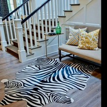 에코 지브라 송치 러그 200cm 2컬러.오리엔탈무드