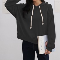 [쏭스타일] 세미크롭후드맨투맨