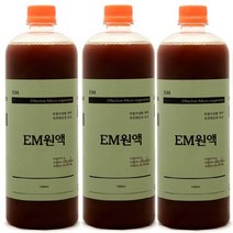 EM원액 1리터 (3병세트), 1팩(3병묶음)