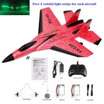 어린이 무선 RC 비행기 장난감 su-35 글라이더 rc 비행기 날개 길이 rc 원격, red-su35-2b