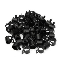 50pcs 호스 클램프 연료 라인 워터 파이프 후프 에어 튜브 패스너 스프링 클립 M6-M20