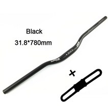 자전거 핸들 바 사이클 픽시 일자핸드 U알루미늄 합금 mtb 라이저 720780mm 31.8mm 도로 산악 링 부품, 블랙 780mm