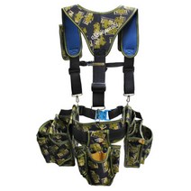 대경랜드 프로헌터 작업벨트 혁대 멜빵 못주머니 공구집 공구가방 7pcs 세트 PH-SET 국내산