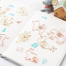 숲속 디자인 페이퍼 클립 10종 사무용품 다꾸, Z03-10 : 사슴