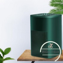 클카운터 클린룸 미니 공기 청정기 모니터 사무실 층 활성탄 여행용 냄새 먼지 입자 꽃가루 제거, 02. 그린