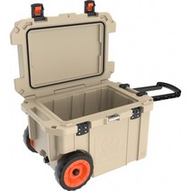 펠리칸 Pelican Elite Cooler 아이스박스 45QW (대형바퀴장착 이동형), 탄(모래색)